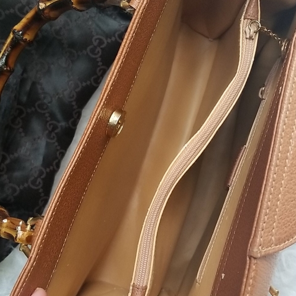 Gucci Tan Tote with Bamboo Handles - Picture 12 of 16